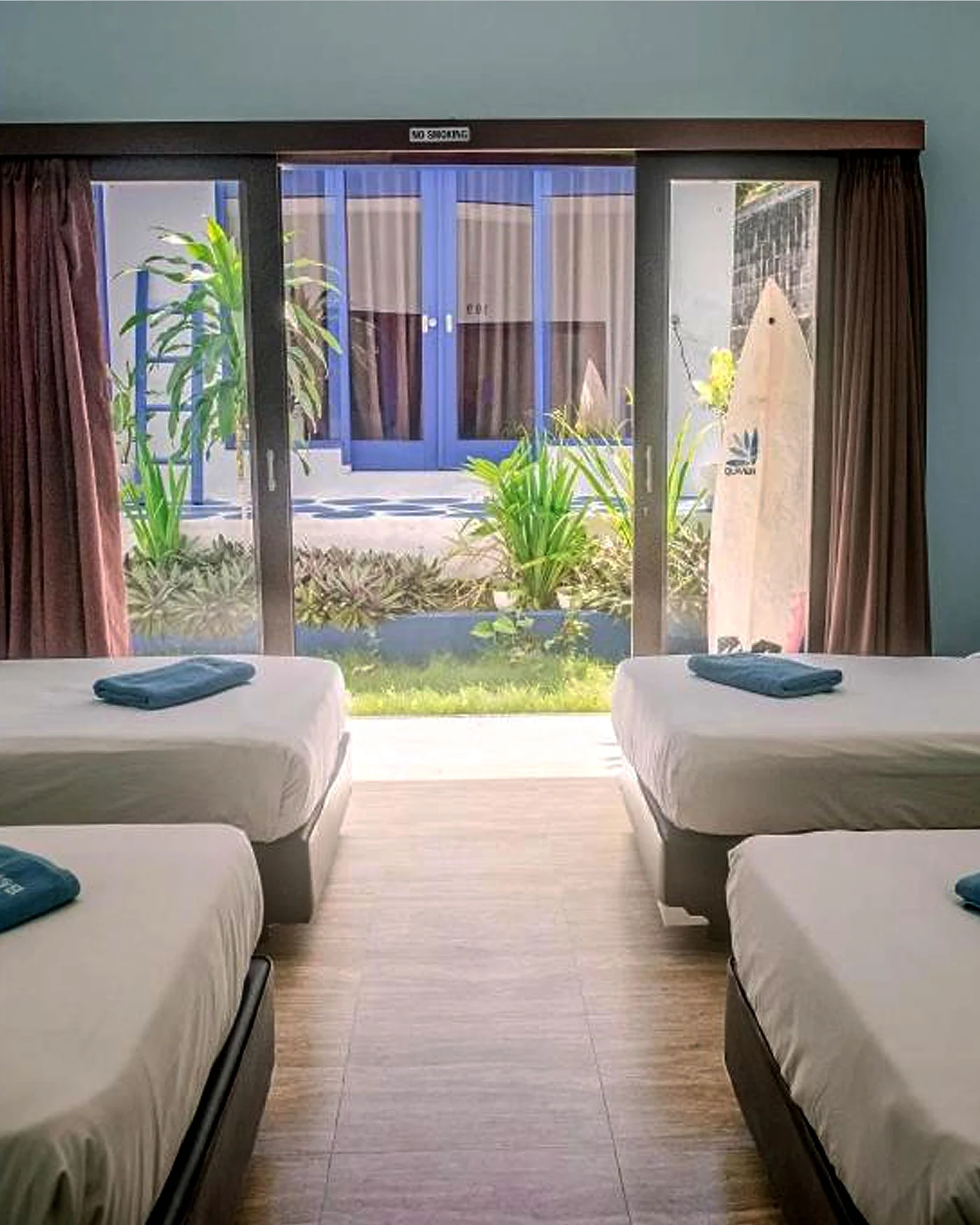 Family Room interior at Bombora Surf Camp Uluwatu
